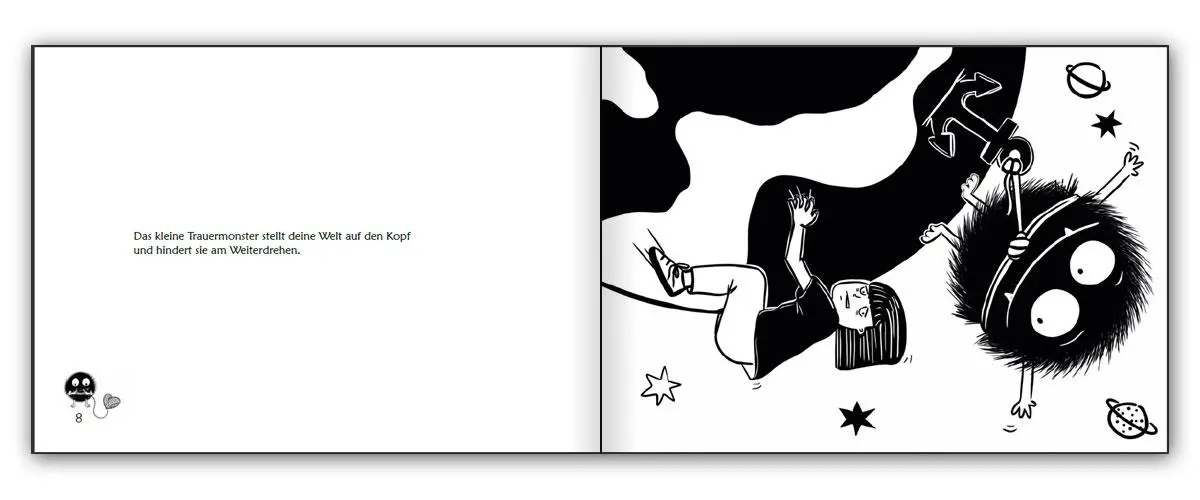 Bild: 9783990821770 | Das kleine Trauermonster - Trauerbewältigung zum Mitmachen | Buch