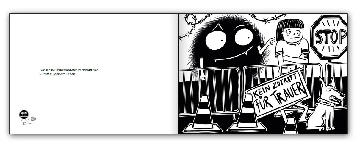 Bild: 9783990821770 | Das kleine Trauermonster - Trauerbewältigung zum Mitmachen | Buch
