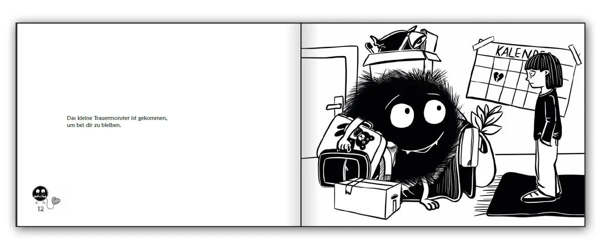 Bild: 9783990821770 | Das kleine Trauermonster - Trauerbewältigung zum Mitmachen | Buch
