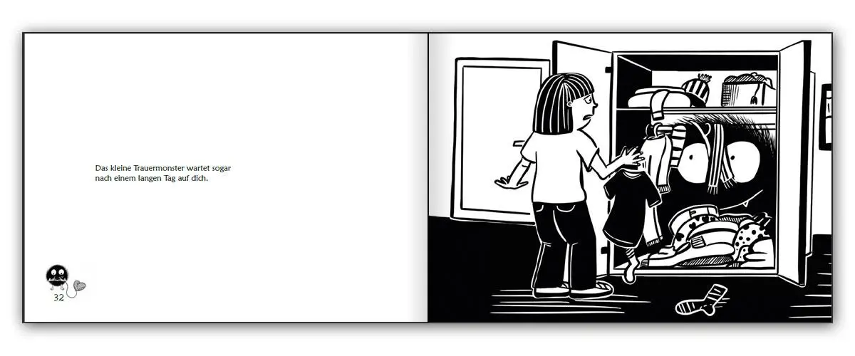 Bild: 9783990821770 | Das kleine Trauermonster - Trauerbewältigung zum Mitmachen | Buch