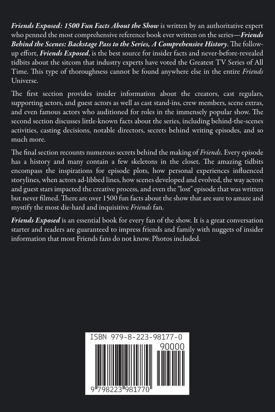 Rückseite: 9798223981770 | Friends Exposed | 1500 Fun Facts About the Show | Dennis Bjorklund