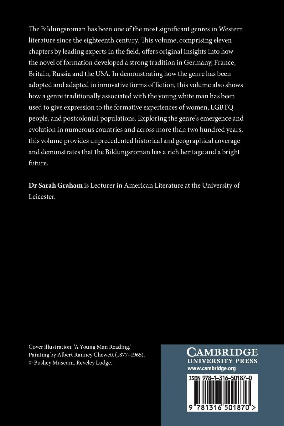 Rückseite: 9781316501870 | A History of the Bildungsroman | Sarah Graham | Taschenbuch | Englisch