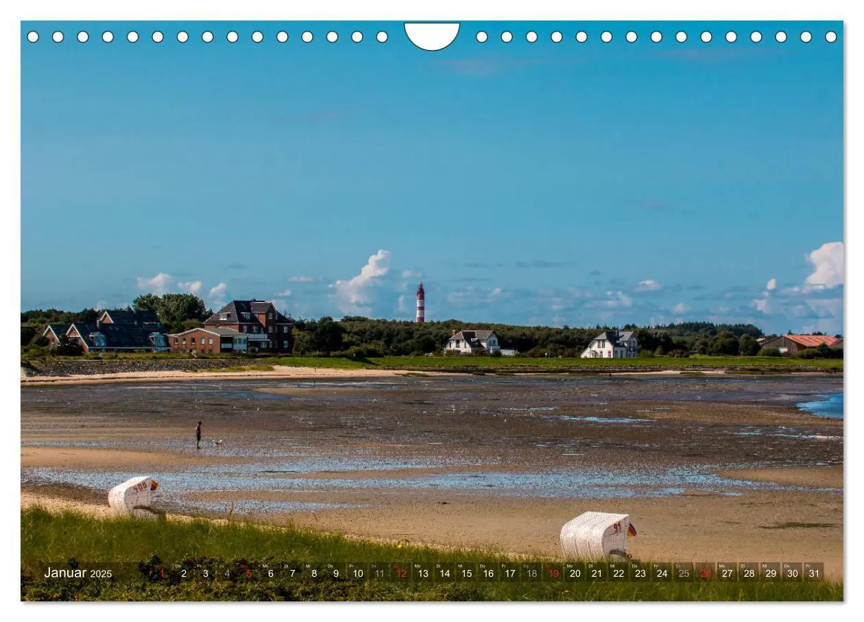 Bild: 9783435271870 | Amrum Insel am Wattenmeer (Wandkalender 2025 DIN A4 quer), CALVENDO...