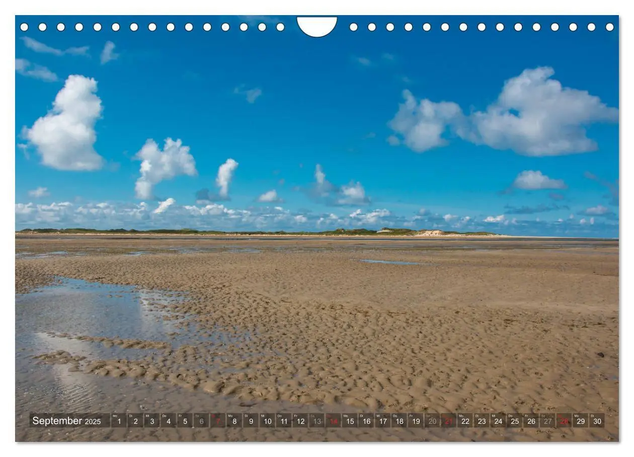 Bild: 9783435271870 | Amrum Insel am Wattenmeer (Wandkalender 2025 DIN A4 quer), CALVENDO...