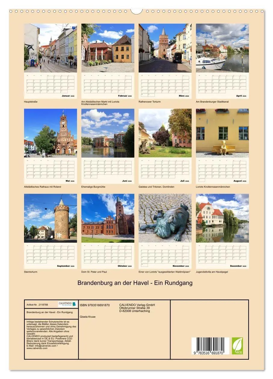 Bild: 9783516691870 | Brandenburg an der Havel - Ein Rundgang (hochwertiger Premium...