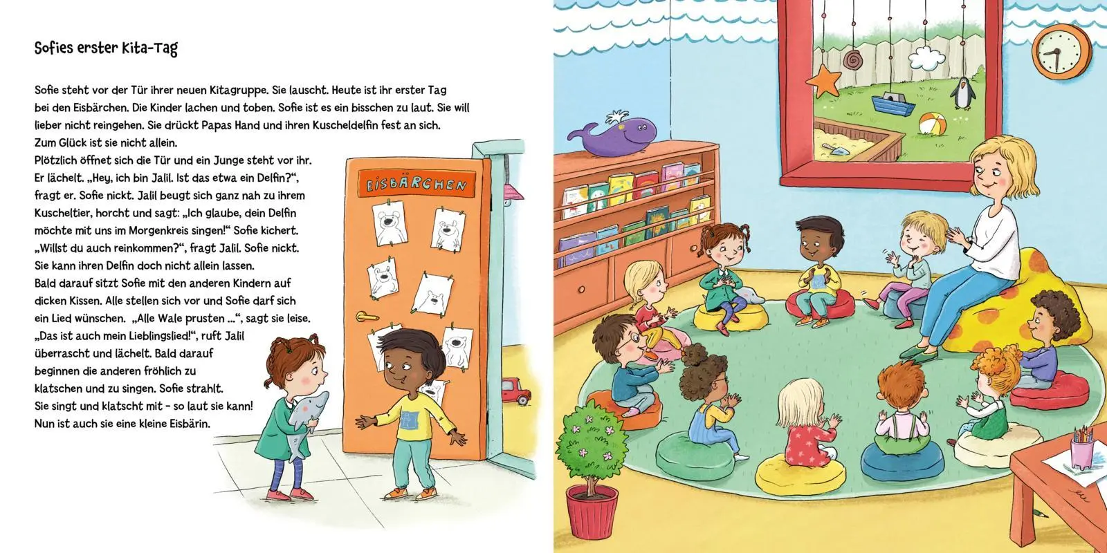 Bild: 9783551171870 | Mein erstes Geschichten-Bilder-Buch: Im Kindergarten | Sandra Grimm