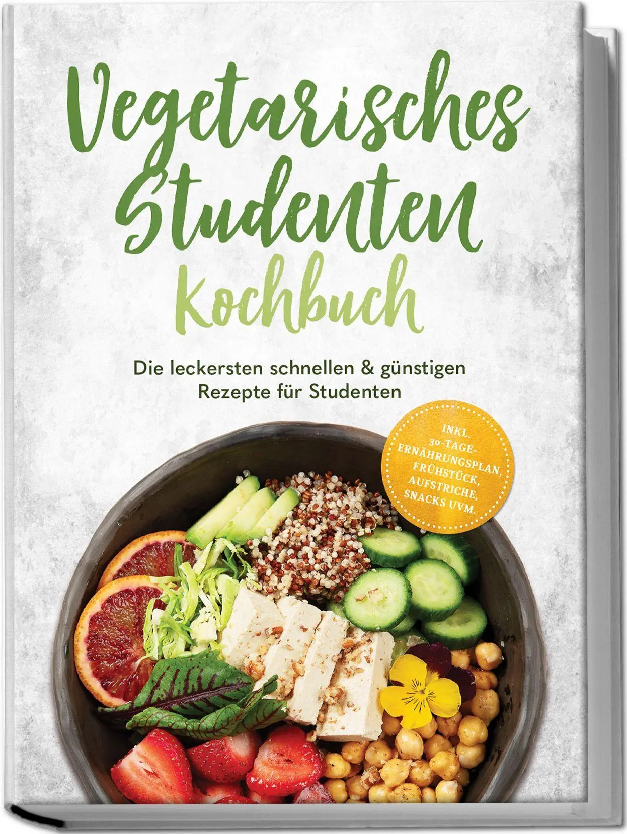 Cover: 9783757641870 | Vegetarisches Studenten Kochbuch: Die leckersten schnellen &amp;...