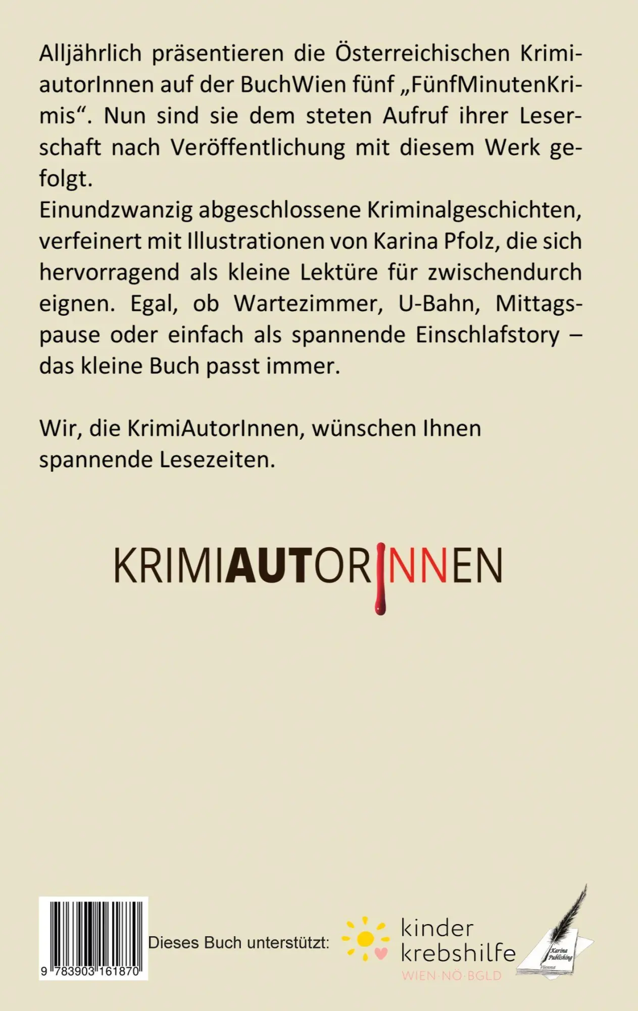 Rückseite: 9783903161870 | MordsZeit | Mörderische Geschichten für zwischendurch | Österreichs