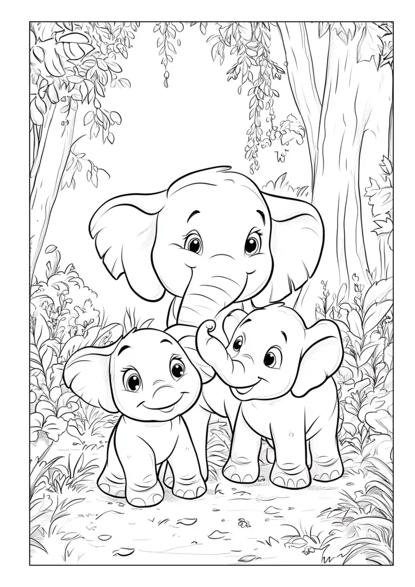 Bild: 9783986571870 | Dschungeltiere Malbuch | Josef Mickey Müller | Taschenbuch | 104 S.