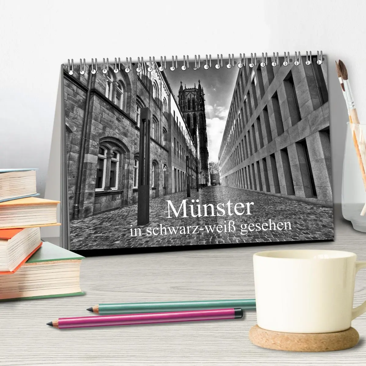 Bild: 9783516061970 | Münster in schwarz-weiß gesehen (Tischkalender 2026 DIN A5 quer),...