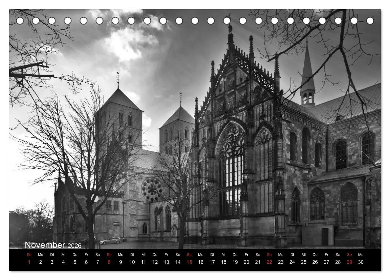 Bild: 9783516061970 | Münster in schwarz-weiß gesehen (Tischkalender 2026 DIN A5 quer),...
