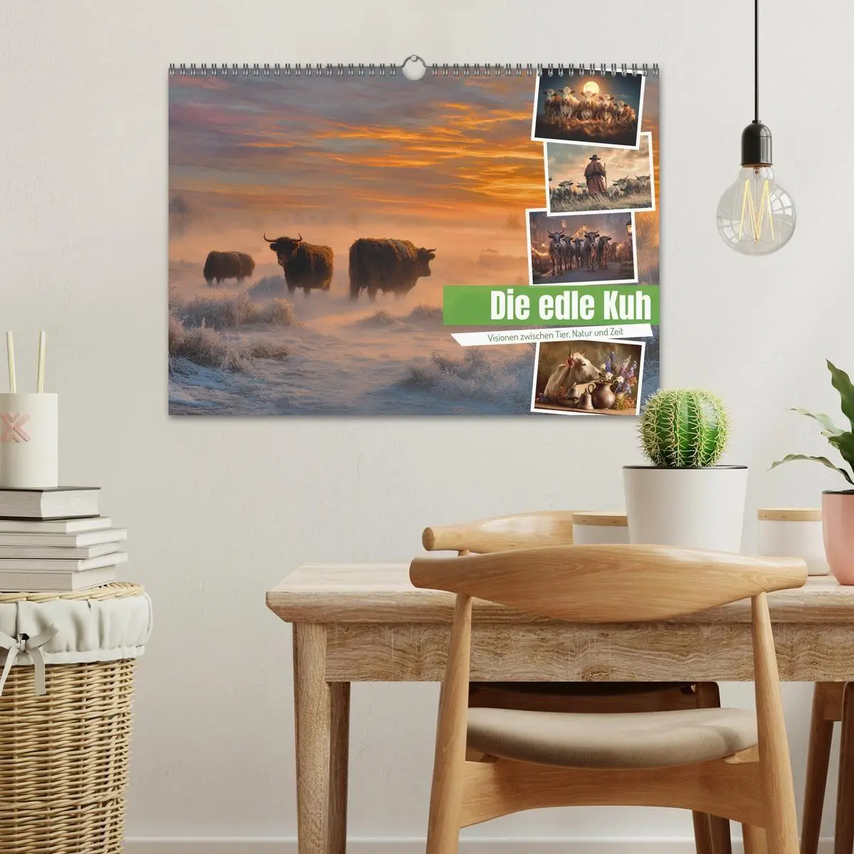 Bild: 9783516751970 | Die edle Kuh (Wandkalender 2027 DIN A3 quer), CALVENDO Monatskalender