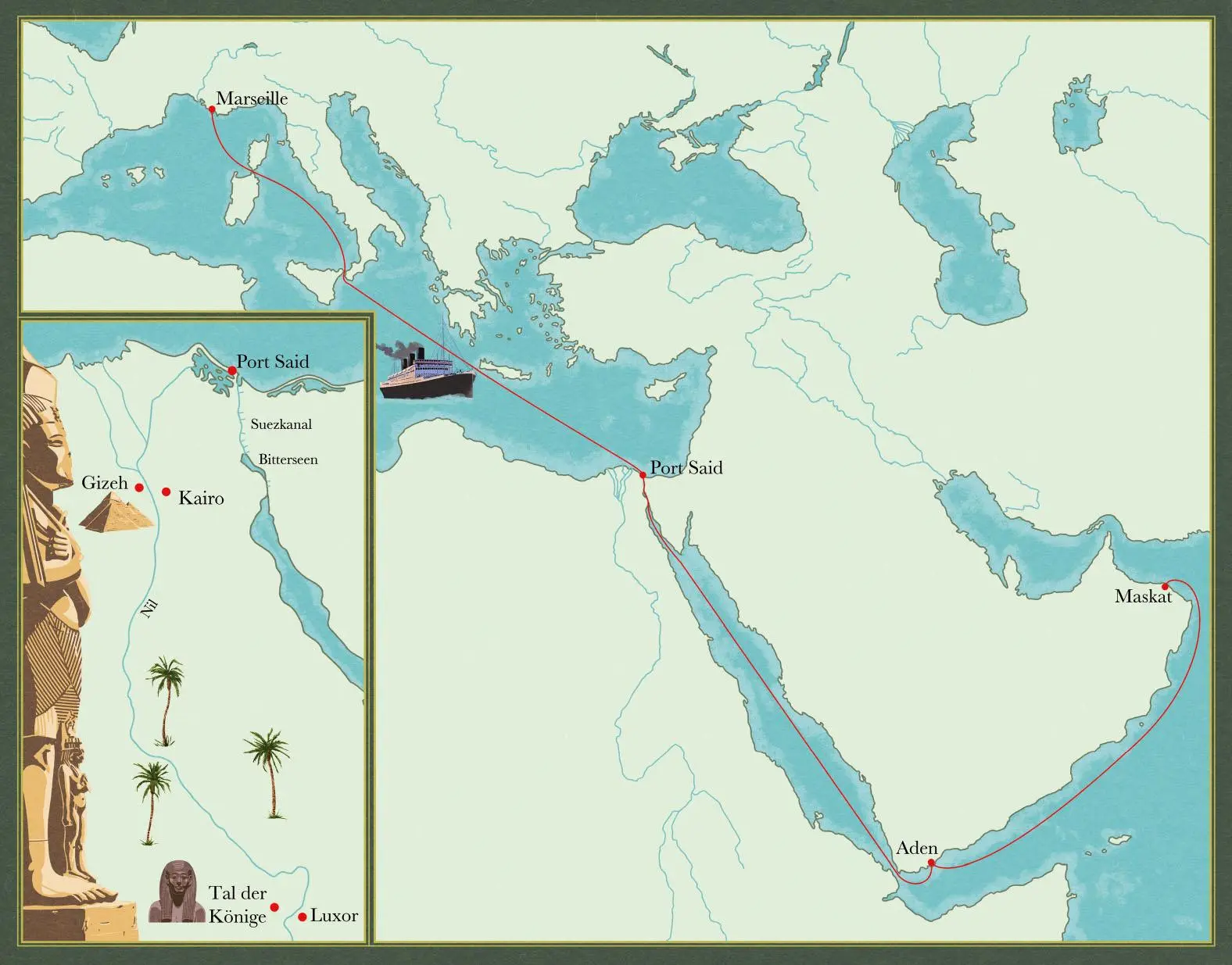 Bild: 9783832181970 | Die Passage nach Maskat | Kriminalroman | Cay Rademacher | Buch | 2022