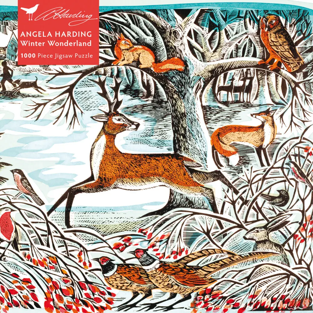 Cover: 9781804172070 | Adult Sustainable Jigsaw Puzzle: Angela Harding: Winter Wonderland