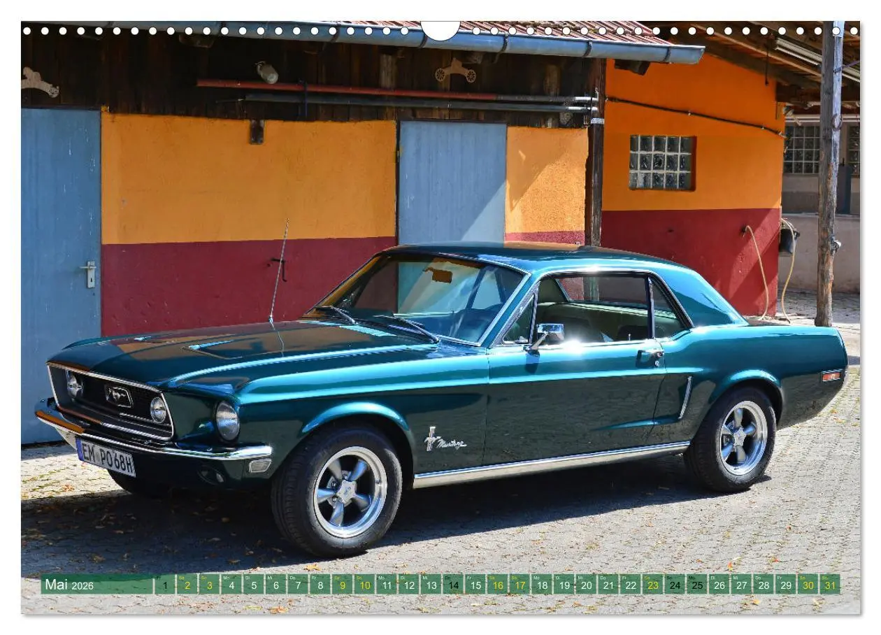 Bild: 9783457622070 | Ein Pony zum verlieben - Ford Mustang 1968 (Wandkalender 2026 DIN...