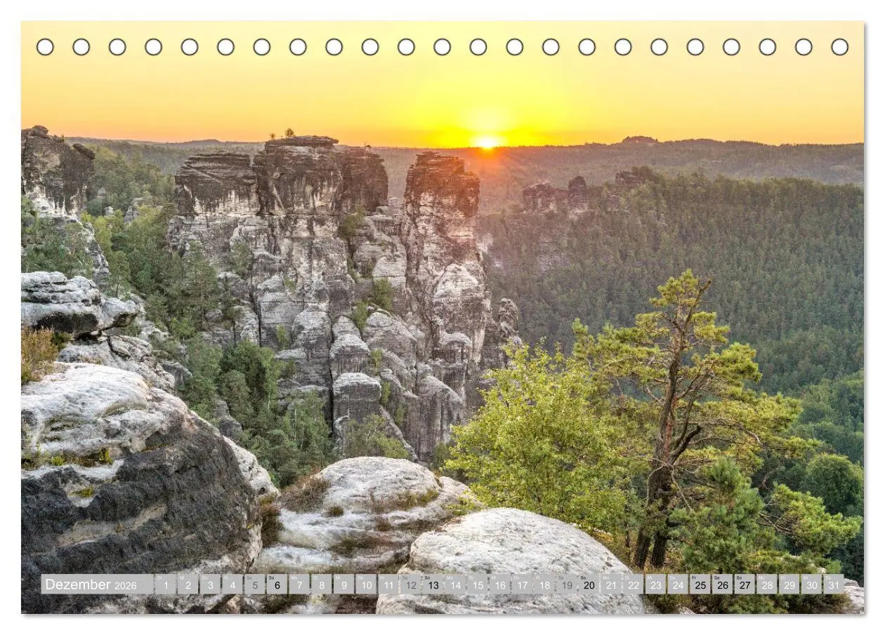 Bild: 9783457792070 | SÄCHSISCHE SCHWEIZ - Märchenland an der Elbe (Tischkalender 2026...