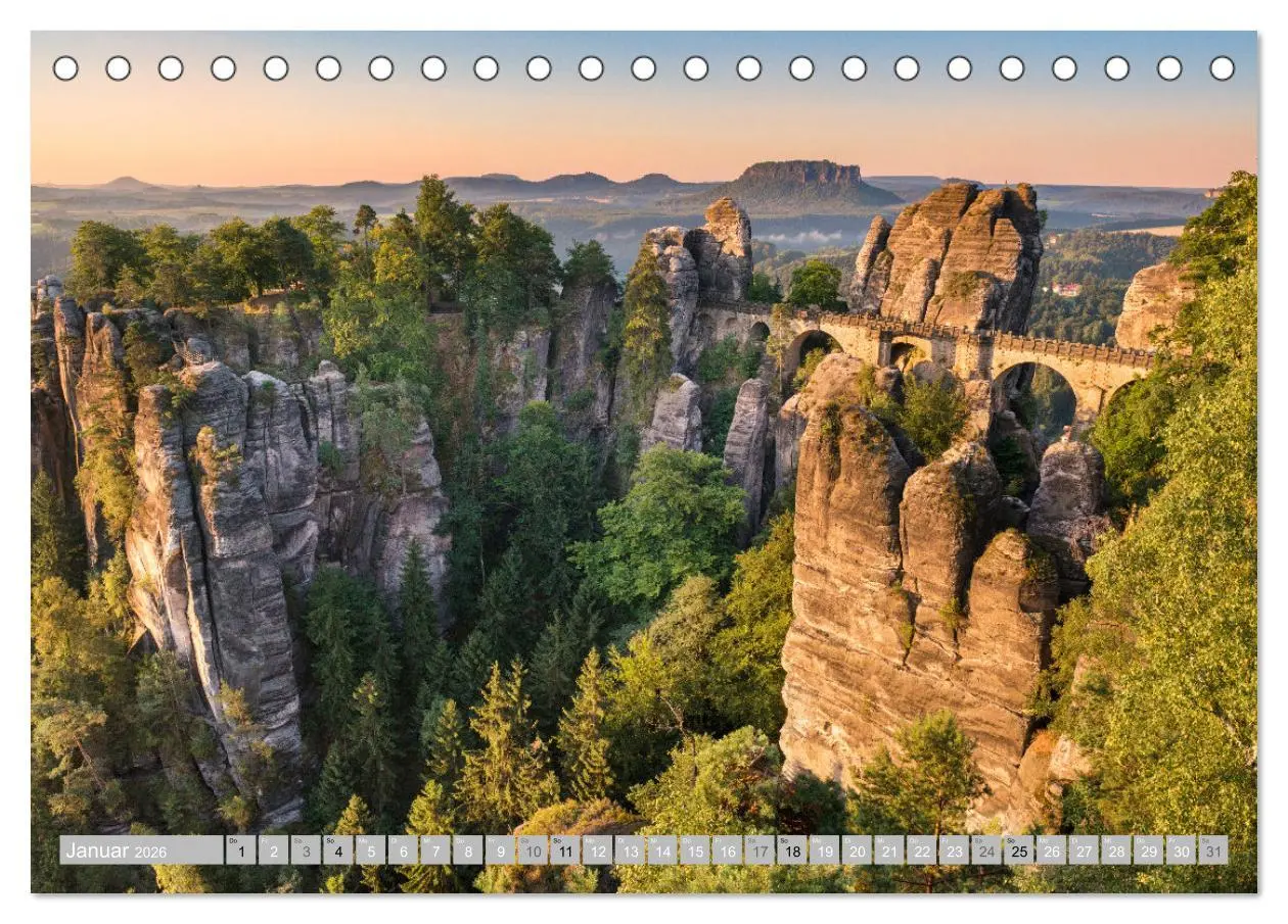 Bild: 9783457792070 | SÄCHSISCHE SCHWEIZ - Märchenland an der Elbe (Tischkalender 2026...