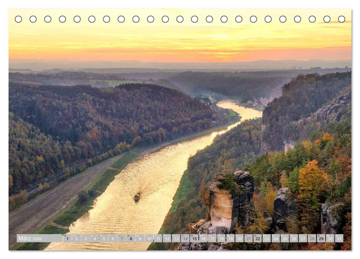 Bild: 9783457792070 | SÄCHSISCHE SCHWEIZ - Märchenland an der Elbe (Tischkalender 2026...