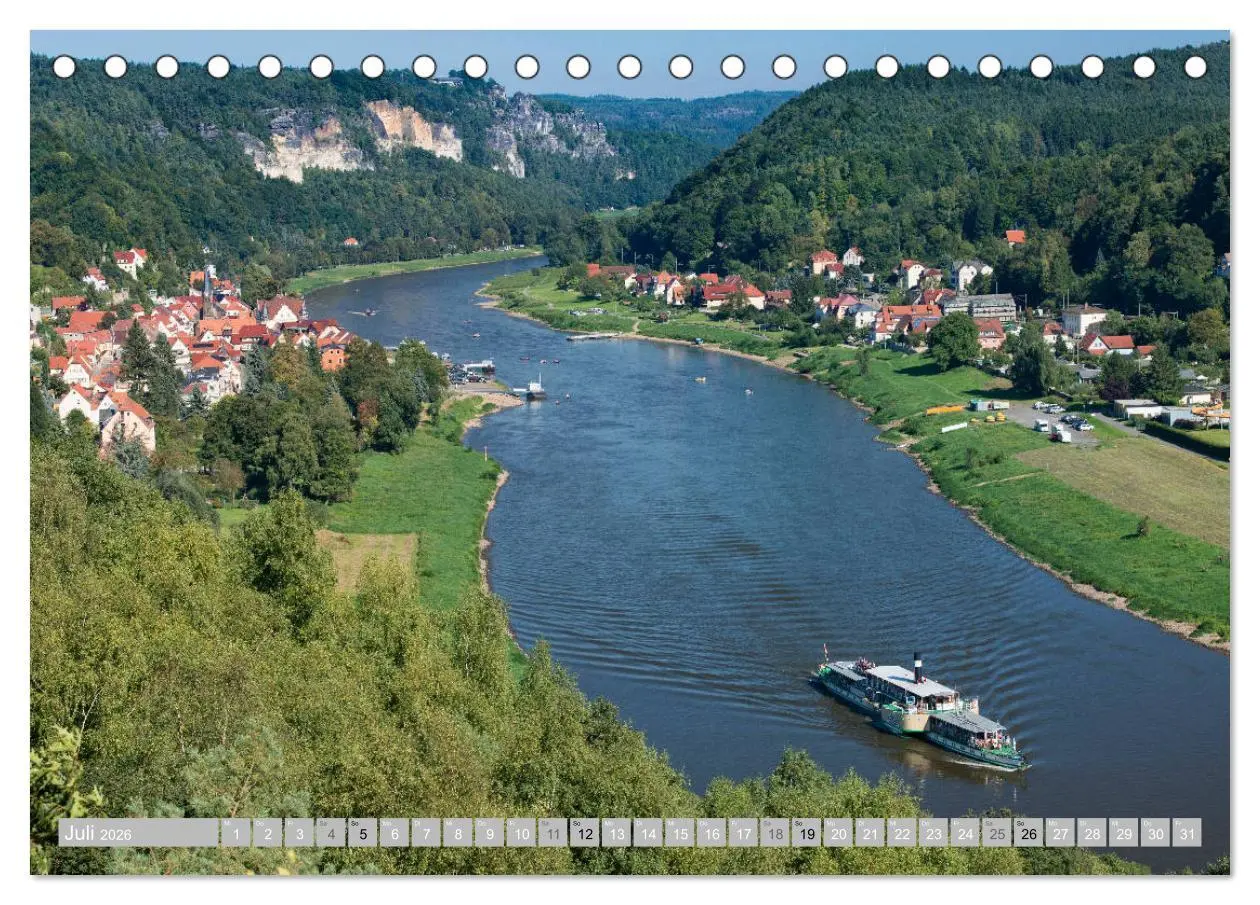 Bild: 9783457792070 | SÄCHSISCHE SCHWEIZ - Märchenland an der Elbe (Tischkalender 2026...