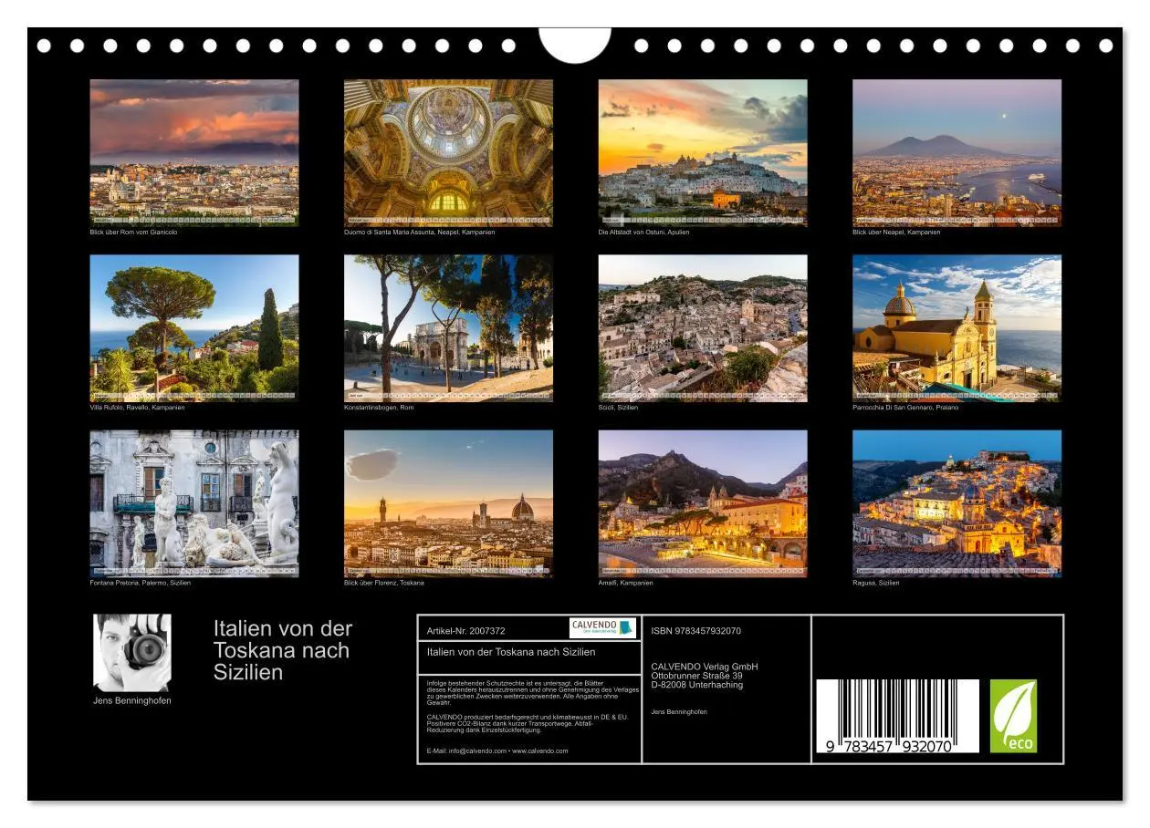 Bild: 9783457932070 | Italien von der Toskana nach Sizilien (Wandkalender 2026 DIN A4...