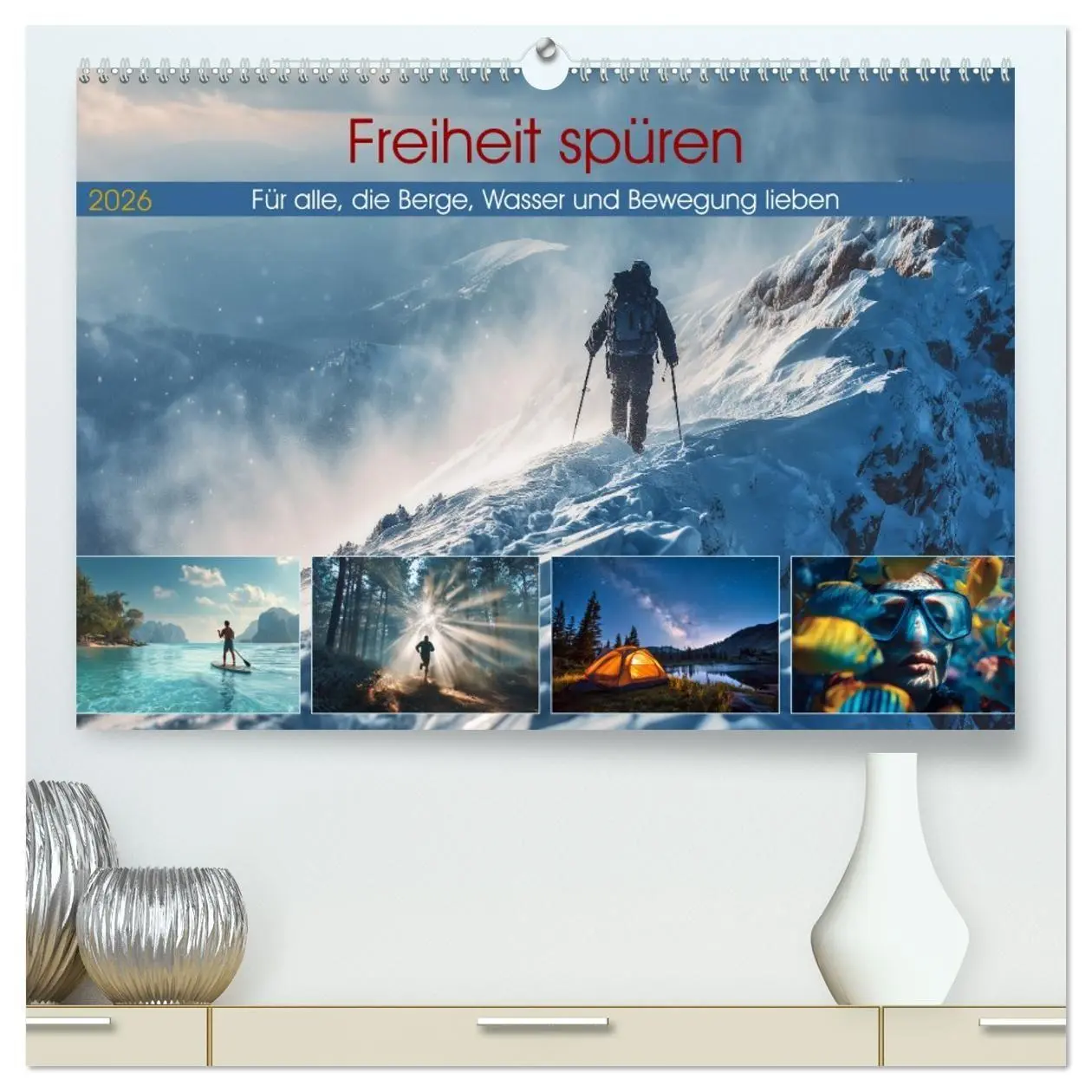 Cover: 9783516712070 | Freiheit spüren (hochwertiger Premium Wandkalender 2026 DIN A2...