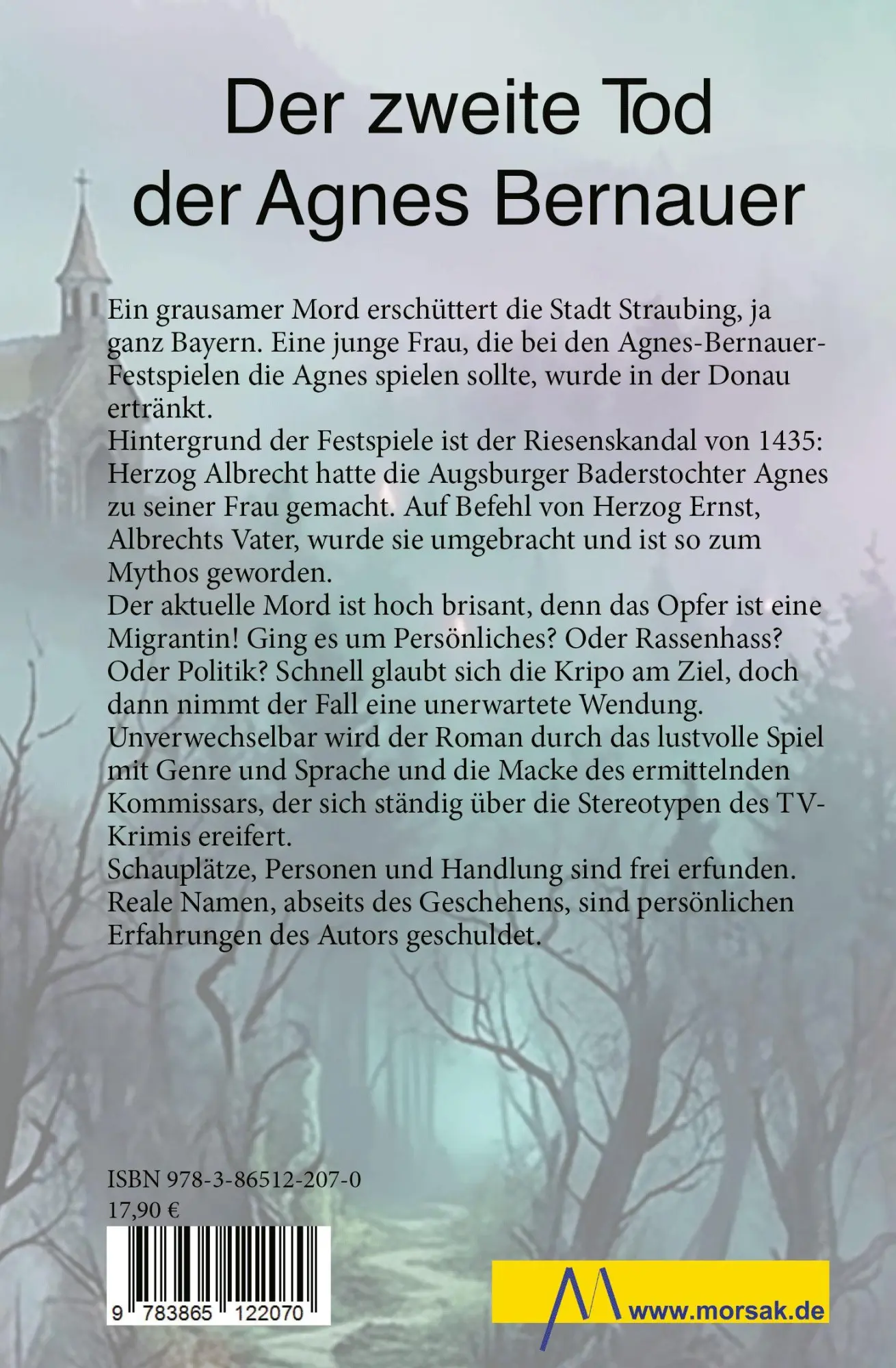 Rückseite: 9783865122070 | Der zweite Tod der Agnes Bernauer | Max Ballerstaller | Buch | 112 S.