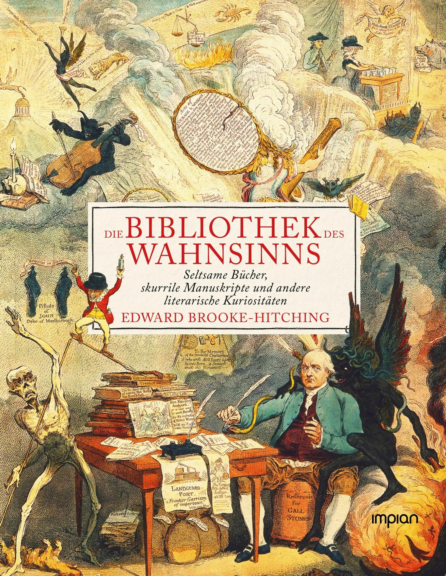 Cover: 9783962692070 | Die Bibliothek des Wahnsinns | Edward Brooke-Hitching | Taschenbuch