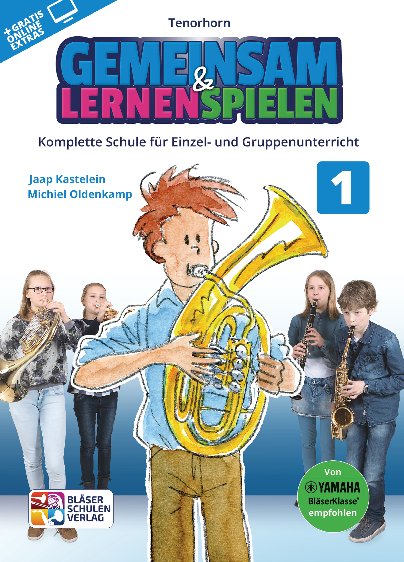 Cover: 9790700382070 | Gemeinsam Lernen &amp; Spielen 1 Tenorhorn | Michiel Oldenkamp | 2016