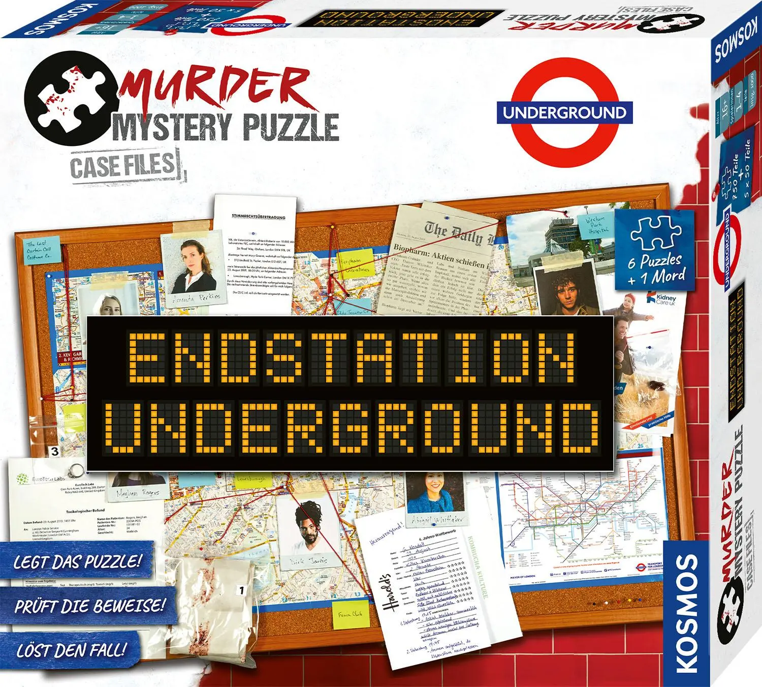 Cover: 4002051682170 | Murder Mystery Puzzle - Endstation Underground | Spiel | 682170 | 2022