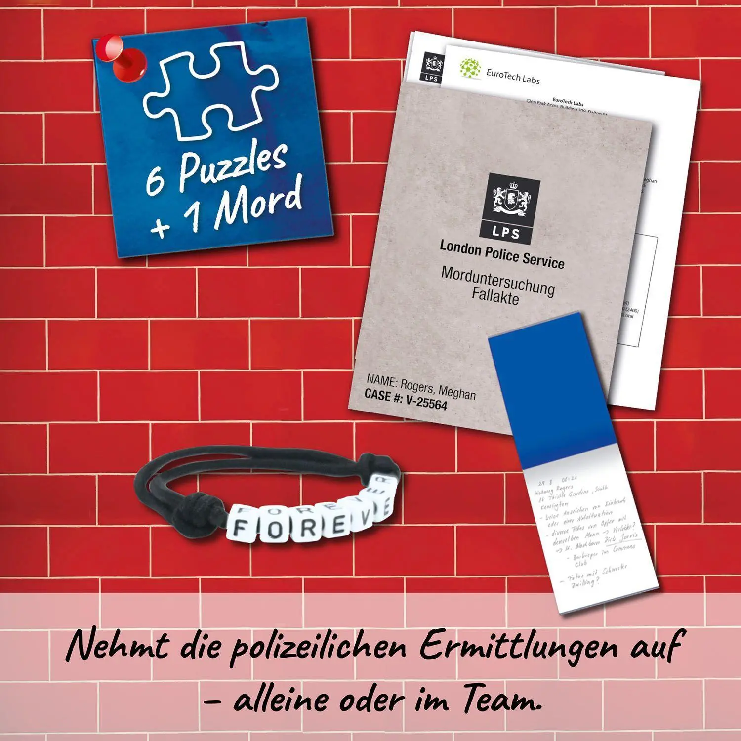 Bild: 4002051682170 | Murder Mystery Puzzle - Endstation Underground | Spiel | 682170 | 2022