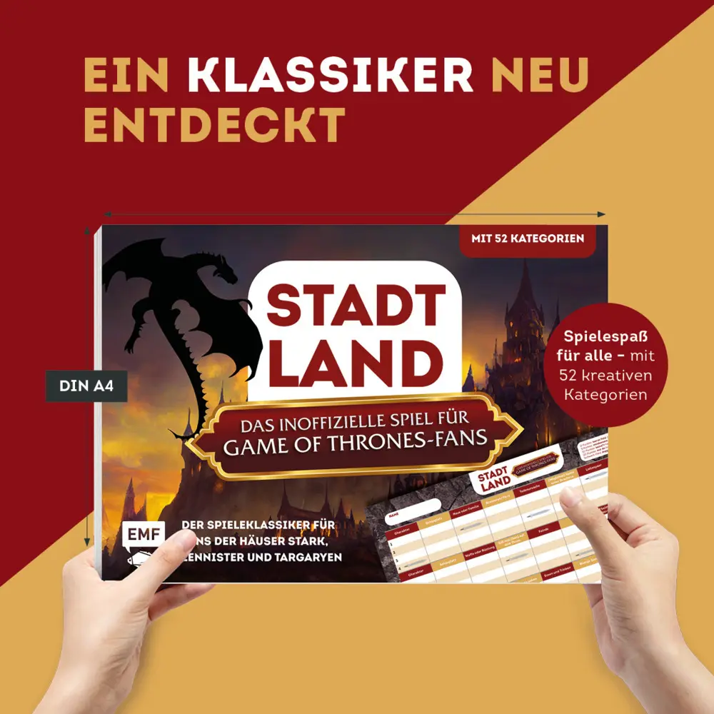 Bild: 4260478342170 | Stadt, Land, das inoffizielle Spiel für Game of Thrones-Fans - Der...