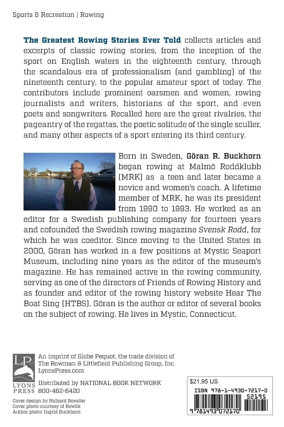 Rückseite: 9781493072170 | The Greatest Rowing Stories Ever Told | Göran R. Buckhorn | Buch