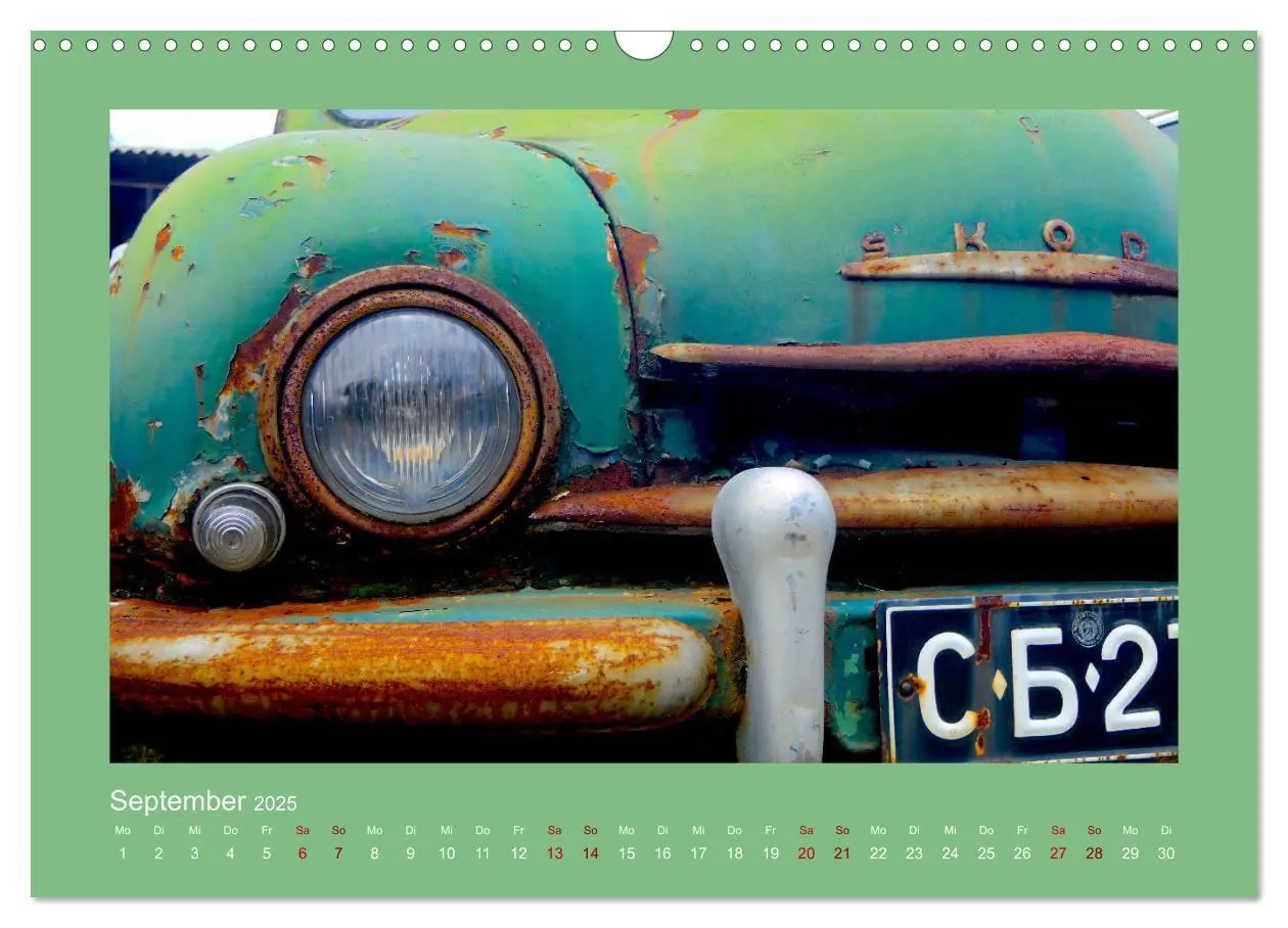 Bild: 9783435212170 | Vergessene Schätze - Oldtimer auf Schrottplätzen (Wandkalender 2025...