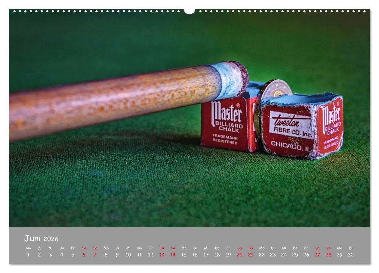 Bild: 9783457782170 | Freizeit Billard - Queue, Kugeln, Kreide und Tisch (Wandkalender...