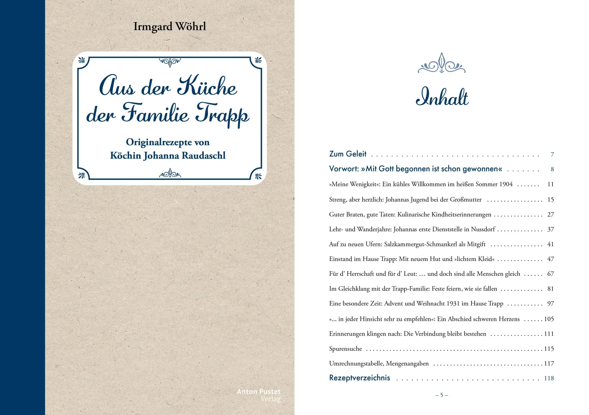 Bild: 9783702512170 | Aus der Küche der Familie Trapp | Irmgard Wöhrl | Taschenbuch | 120 S.