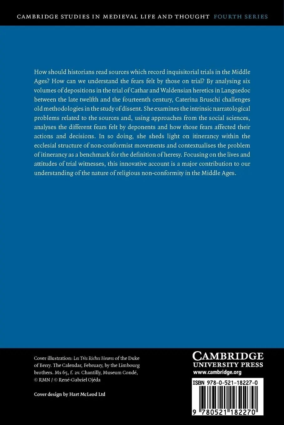 Rückseite: 9780521182270 | The Wandering Heretics of Languedoc | Caterina Bruschi | Taschenbuch