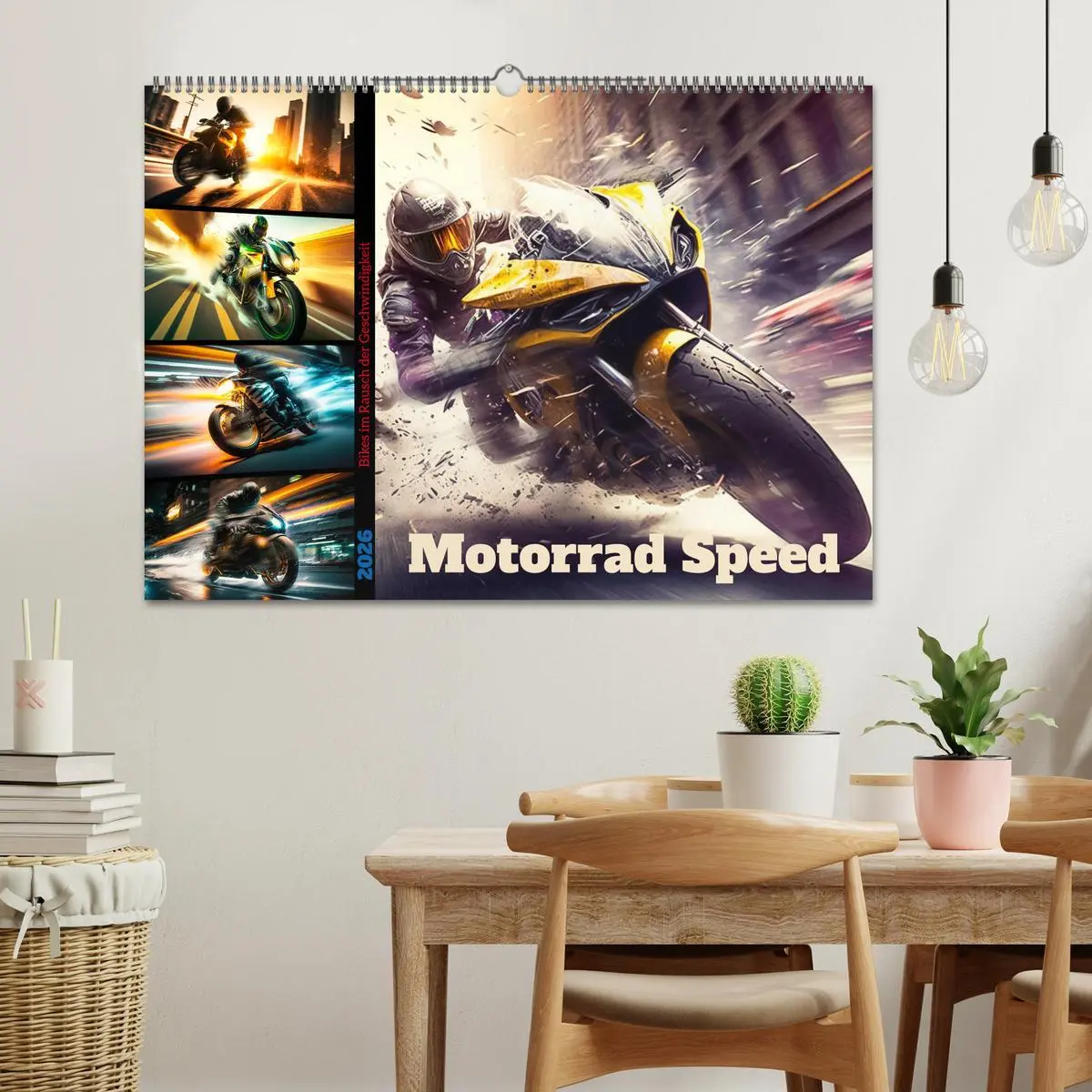 Bild: 9783457532270 | Motorrad Speed (Wandkalender 2026 DIN A2 quer), CALVENDO...