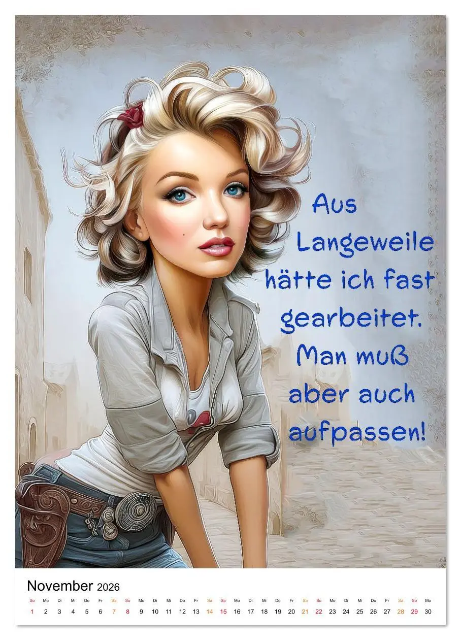 Bild: 9783516622270 | Blond mit Verstand (Wandkalender 2026 DIN A4 hoch), CALVENDO...