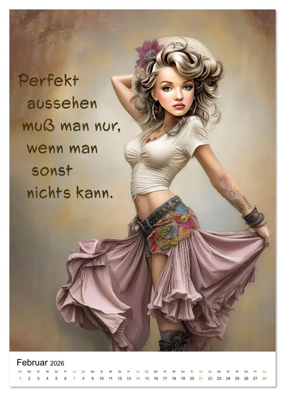 Bild: 9783516622270 | Blond mit Verstand (Wandkalender 2026 DIN A4 hoch), CALVENDO...