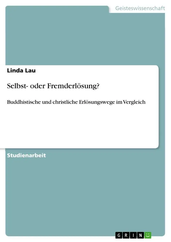 Cover: 9783640822270 | Selbst- oder Fremderlösung? | Linda Lau | Taschenbuch | 20 S. | 2011
