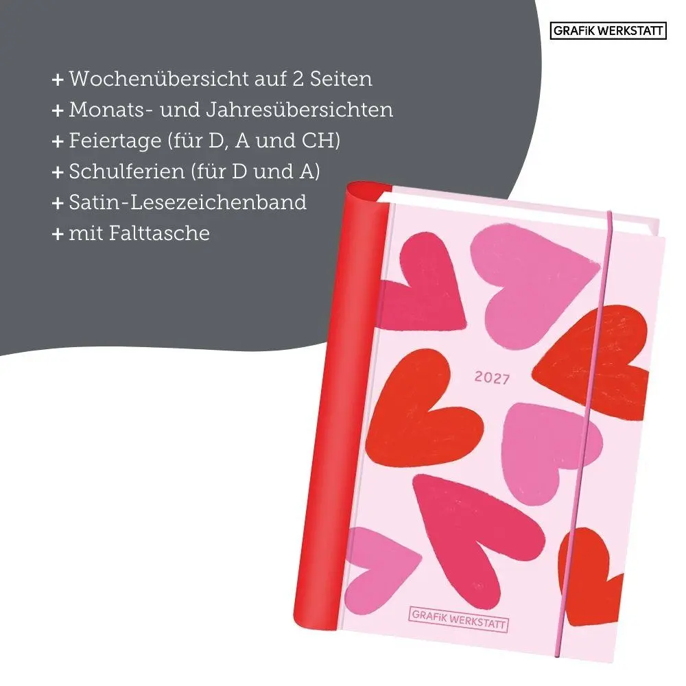 Bild: 9783986362270 | Terminplaner 2027 Herzensjahr | Terminplaner Hardcover | Original