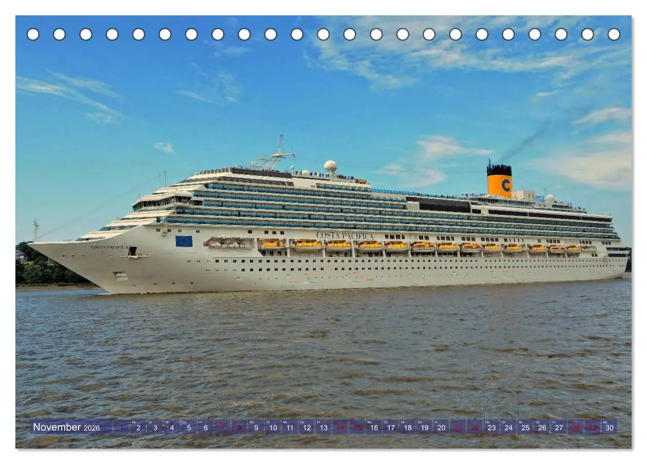 Bild: 9783457762370 | Kreuzfahrtschiffe zu Gast in Hamburg (Tischkalender 2026 DIN A5...
