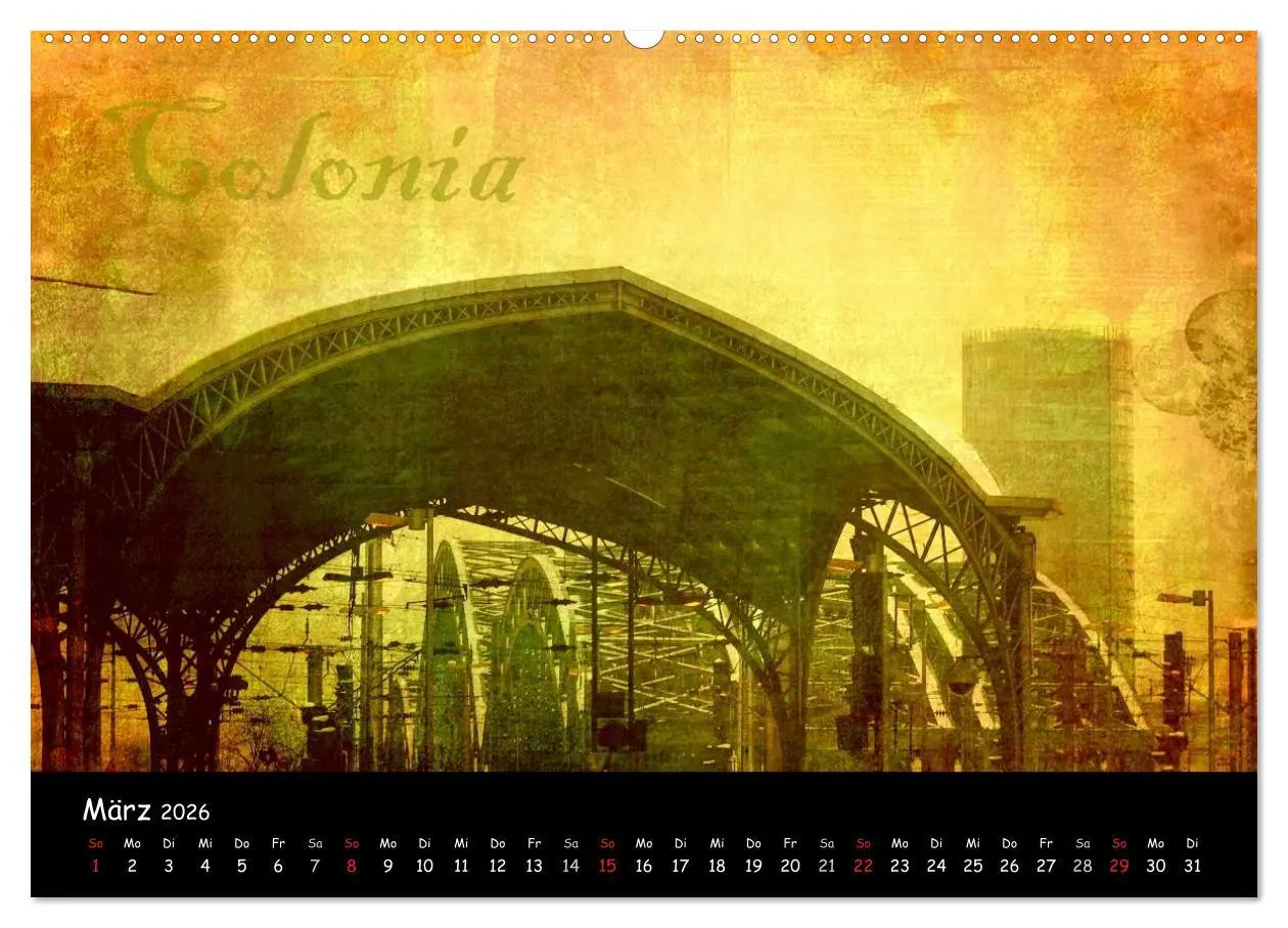 Bild: 9783516232370 | Köln (hochwertiger Premium Wandkalender 2026 DIN A2 quer),...
