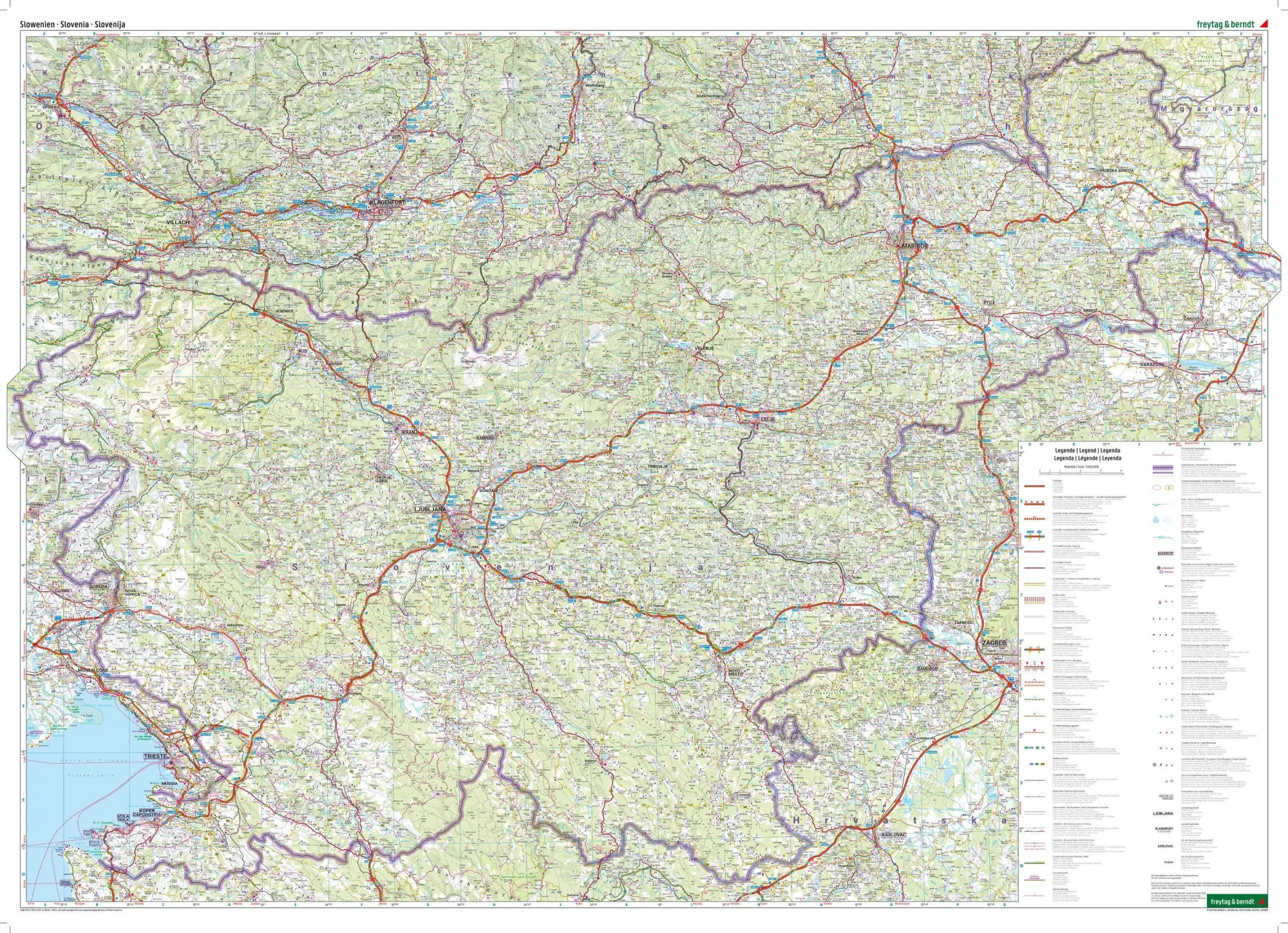 Bild: 9783707922370 | freytag &amp; berndt Straßenkarte Slowenien 1:200.000 | Freytag &amp; Berndt