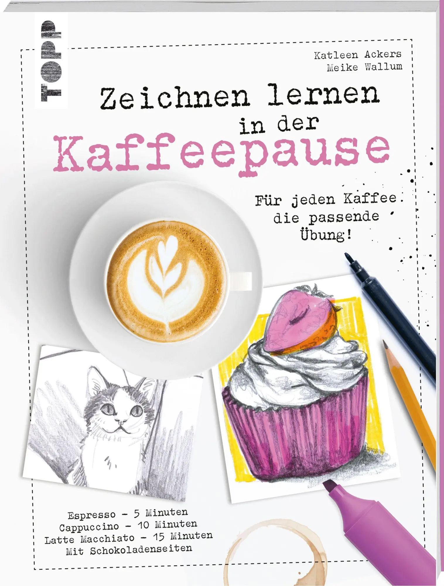 Cover: 9783735882370 | Zeichnen lernen in der Kaffeepause | Katleen Ackers (u. a.) | Buch