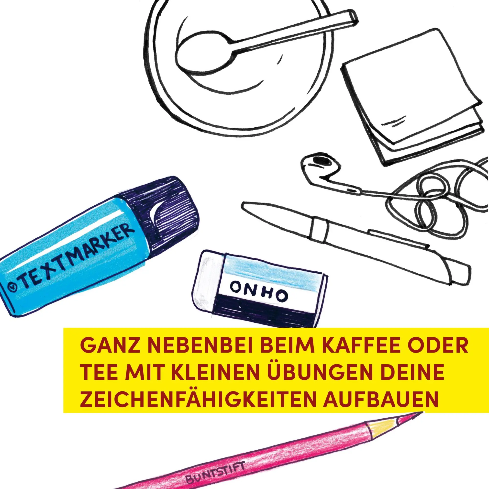 Bild: 9783735882370 | Zeichnen lernen in der Kaffeepause | Katleen Ackers (u. a.) | Buch