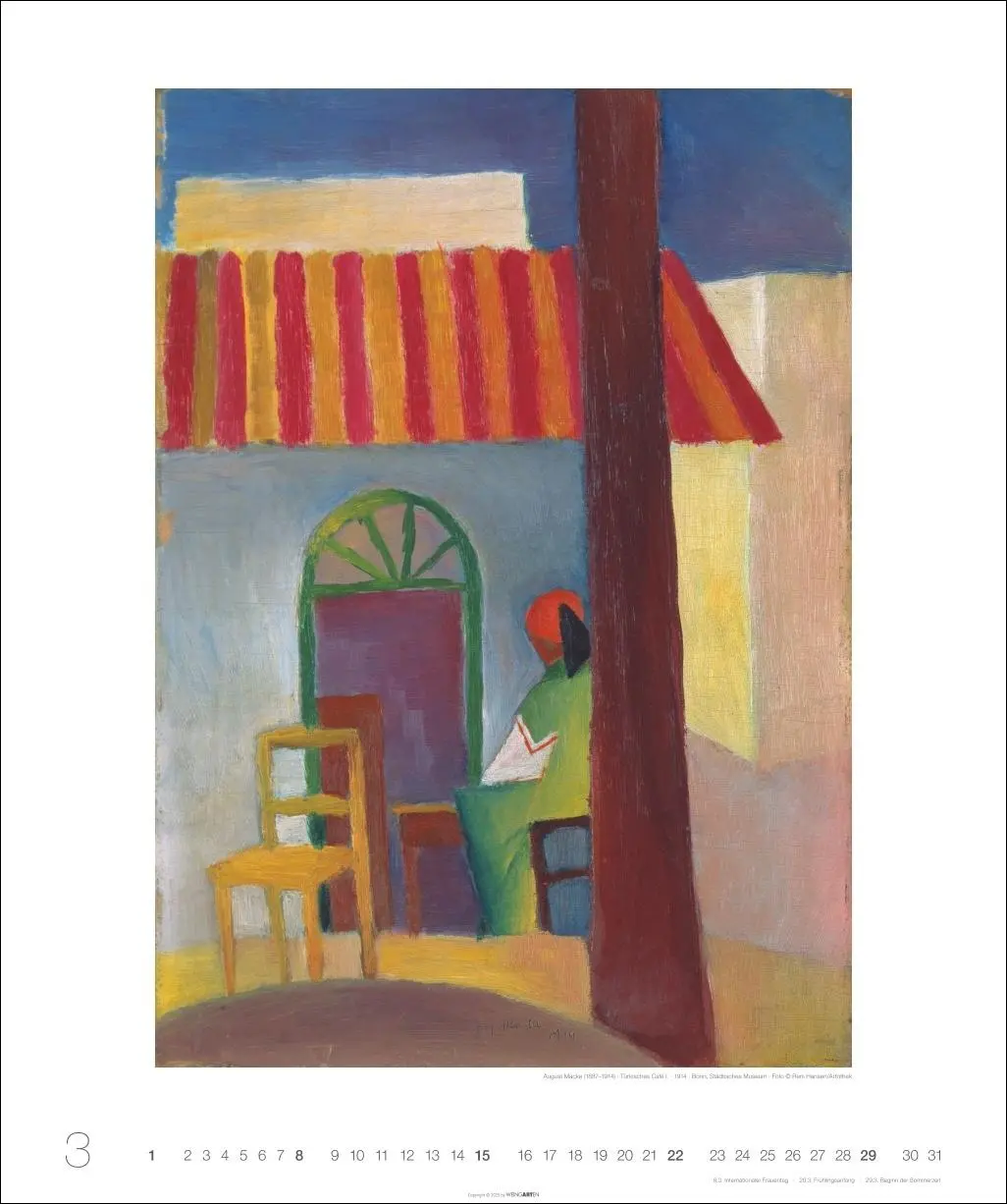 Bild: 9783839902370 | August Macke Edition Kalender 2026 | August Macke | Kalender | 14 S.