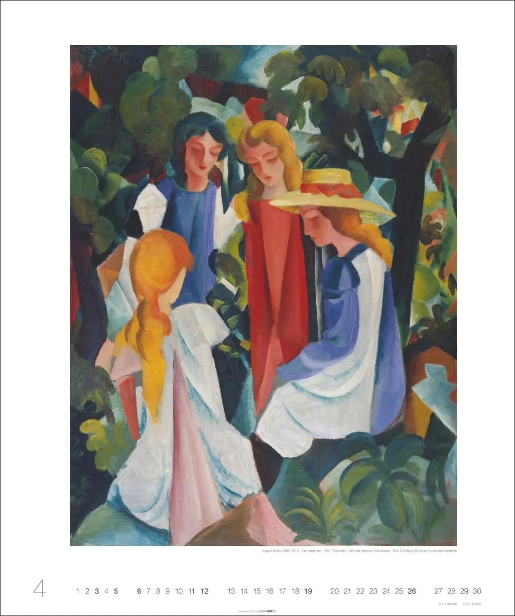 Bild: 9783839902370 | August Macke Edition Kalender 2026 | August Macke | Kalender | 14 S.