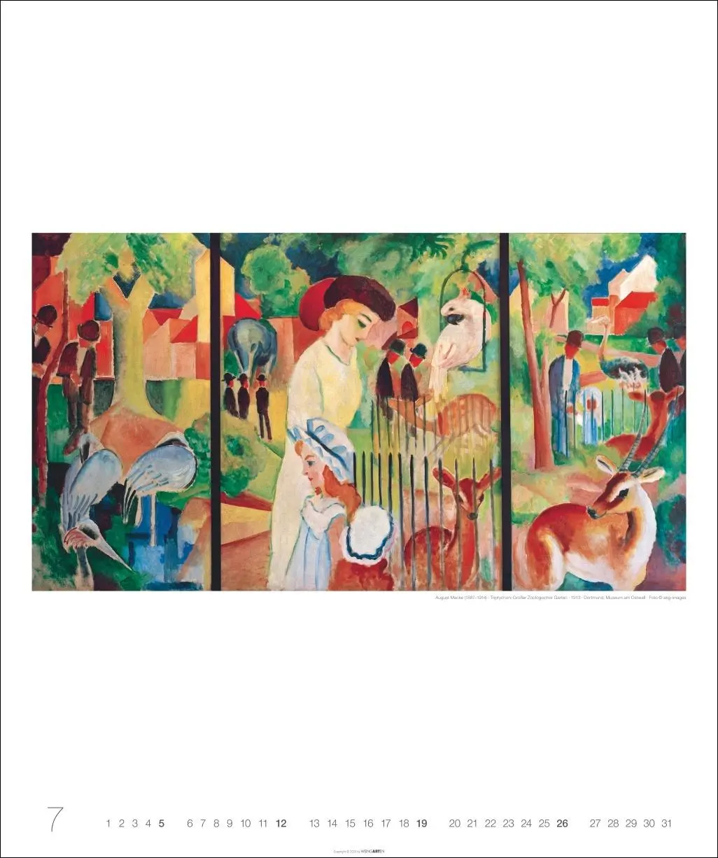 Bild: 9783839902370 | August Macke Edition Kalender 2026 | August Macke | Kalender | 14 S.