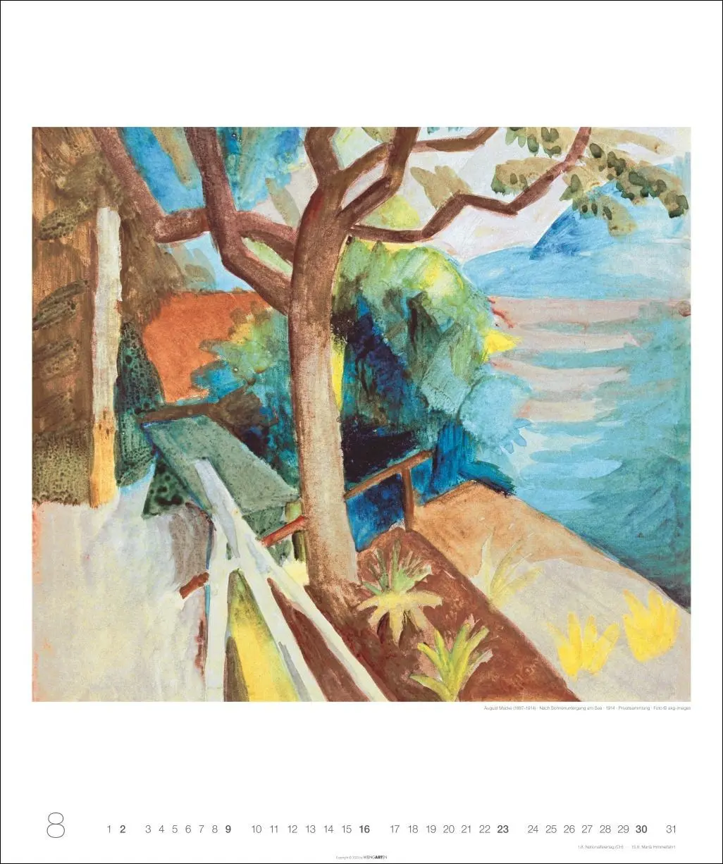 Bild: 9783839902370 | August Macke Edition Kalender 2026 | August Macke | Kalender | 14 S.